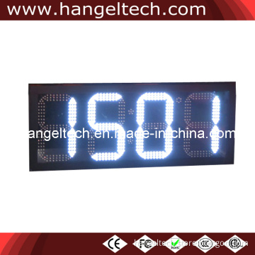 12" Outdoor LED Wall Clock Signs Play Time and Temperature 88: 88